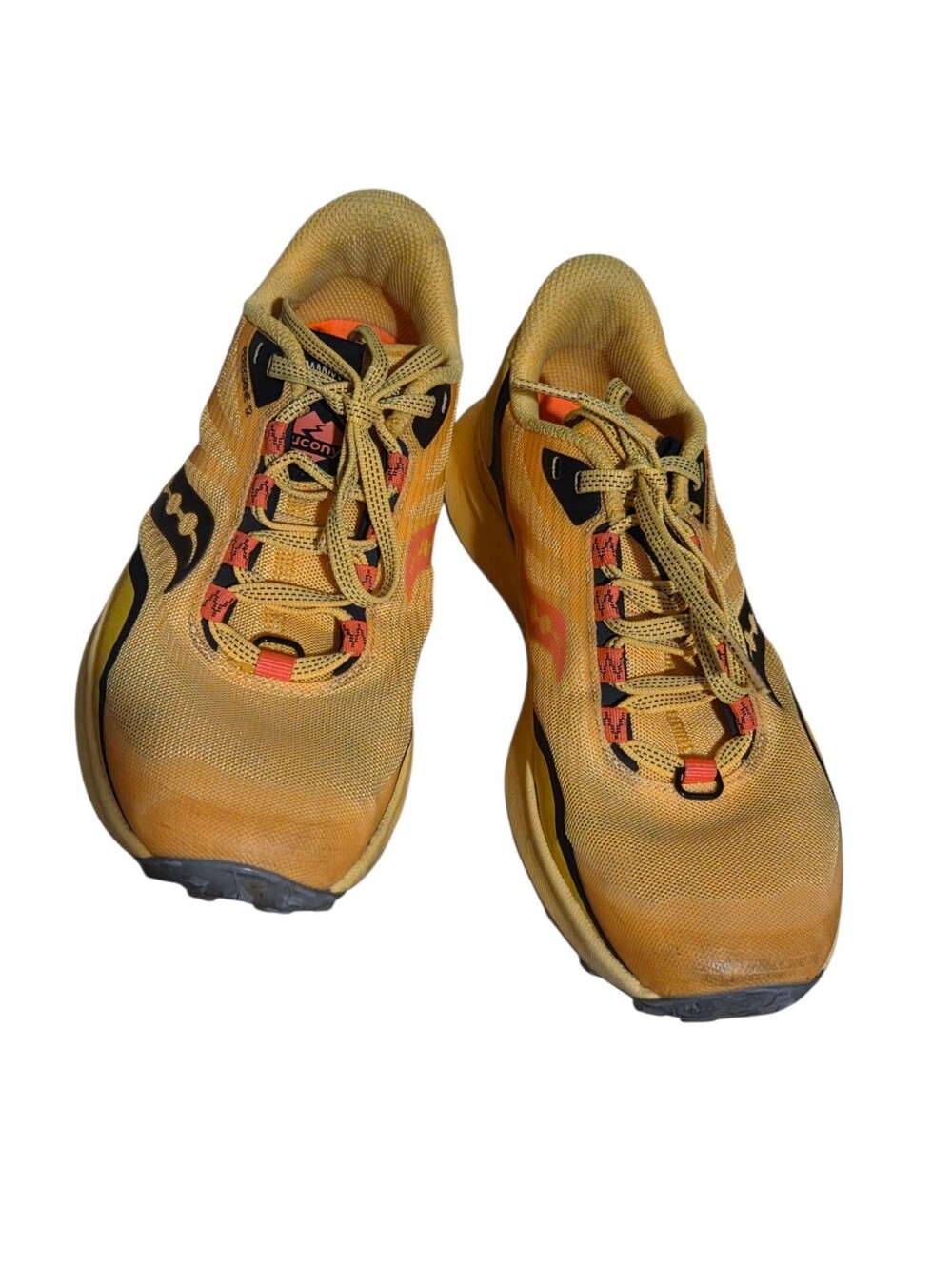 Saucony Peregrine 12 Trail Running Shoes Womens Size 7 Yellow PWRRUN S10737-16 - Picture 8 of 11